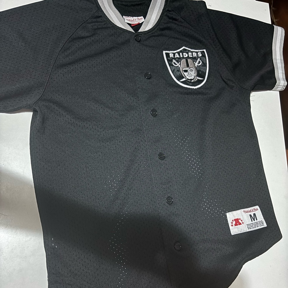 Oakland Raiders Black Jersey Mitchell ness